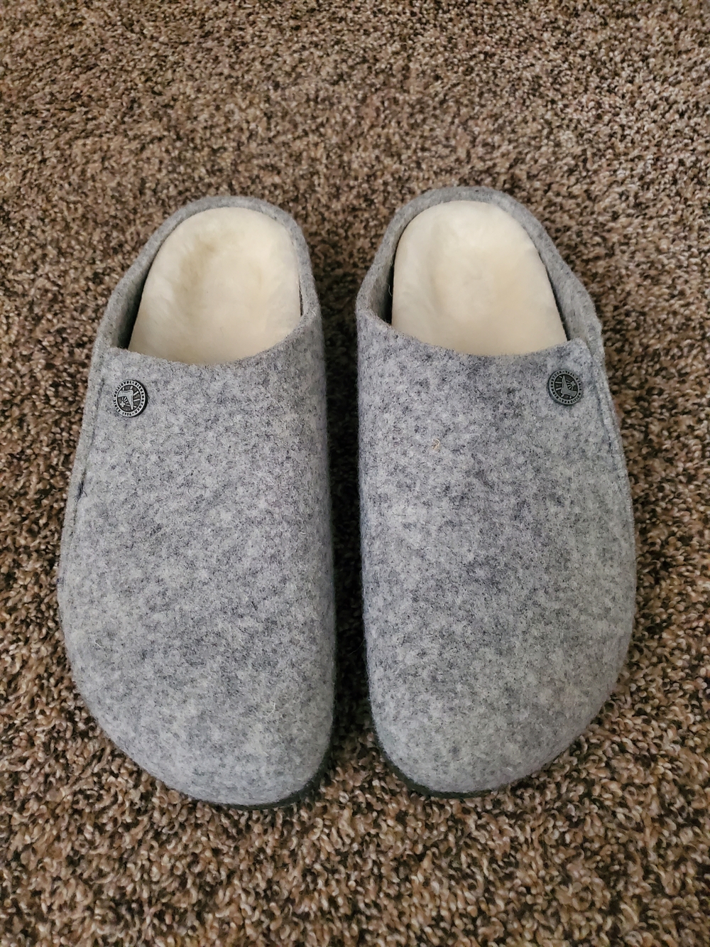 Birkenstock Wool Zermatt Shearling Clogs